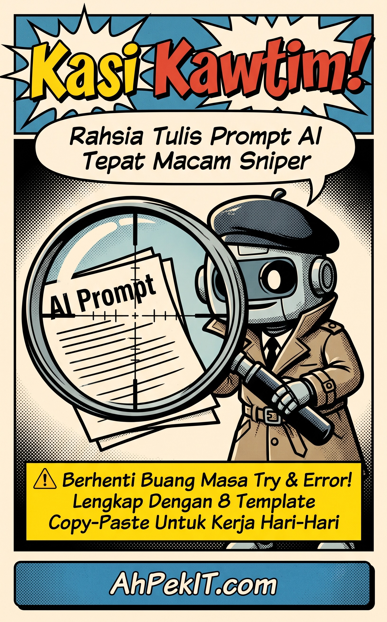 Kasi Kawtim! Rahsia Tulis Prompt AI Tepat Macam Sniper