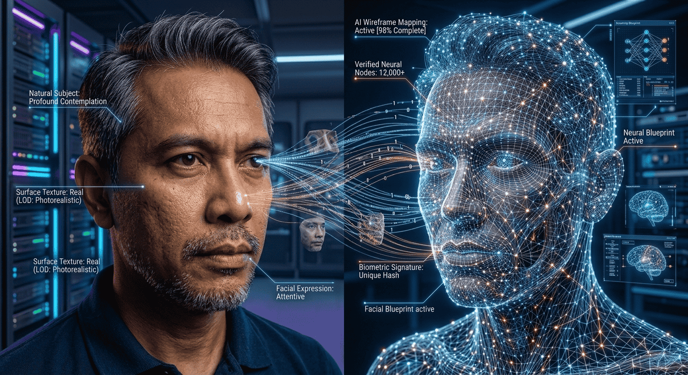 AI Mempelajari Setiap Inchi Wajah Anda