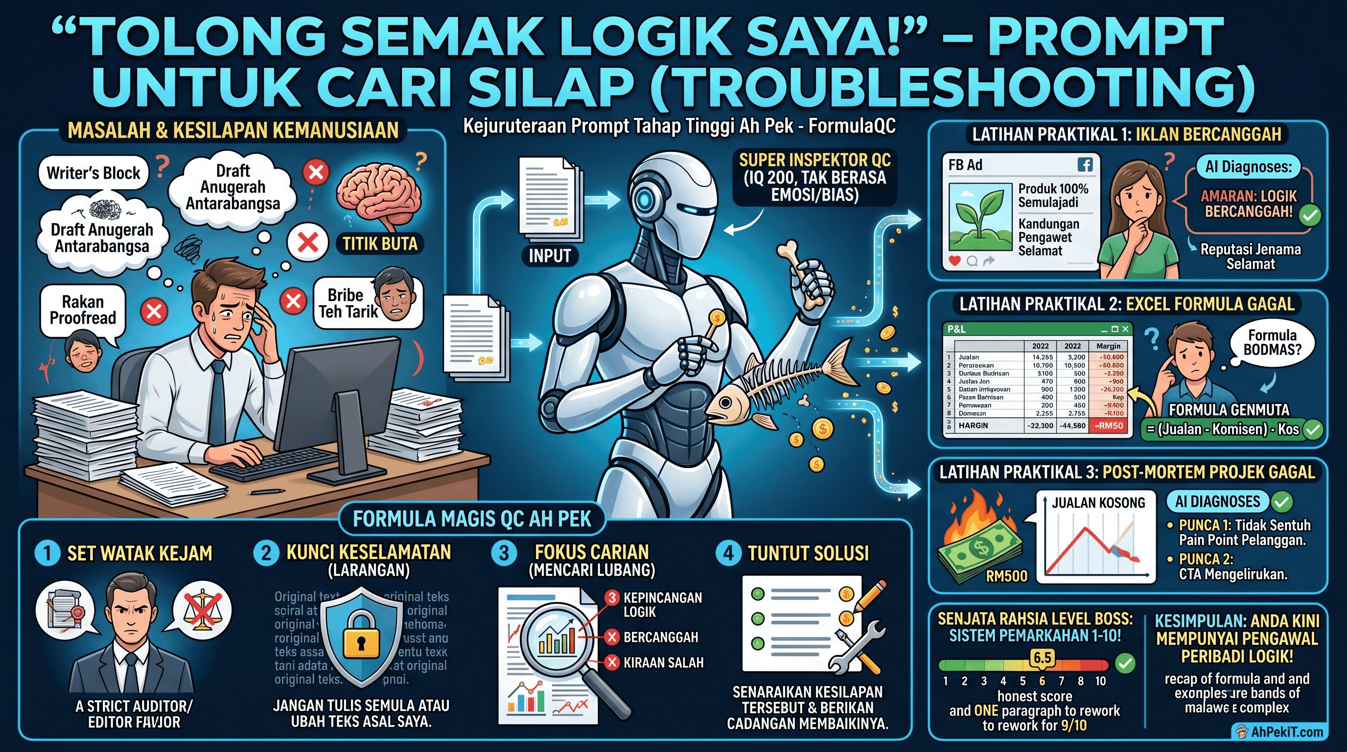 “Tolong Semak Logik Saya!” – Prompt Untuk Cari Silap (Troubleshooting)